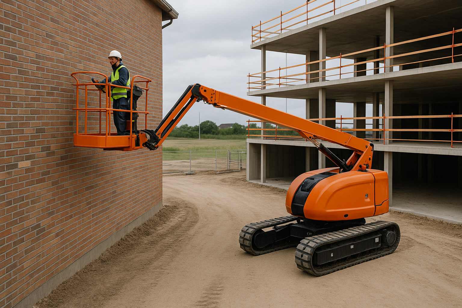 Fordele ved bomlift leje til sikre og effektive byggeprojekter i Danmark