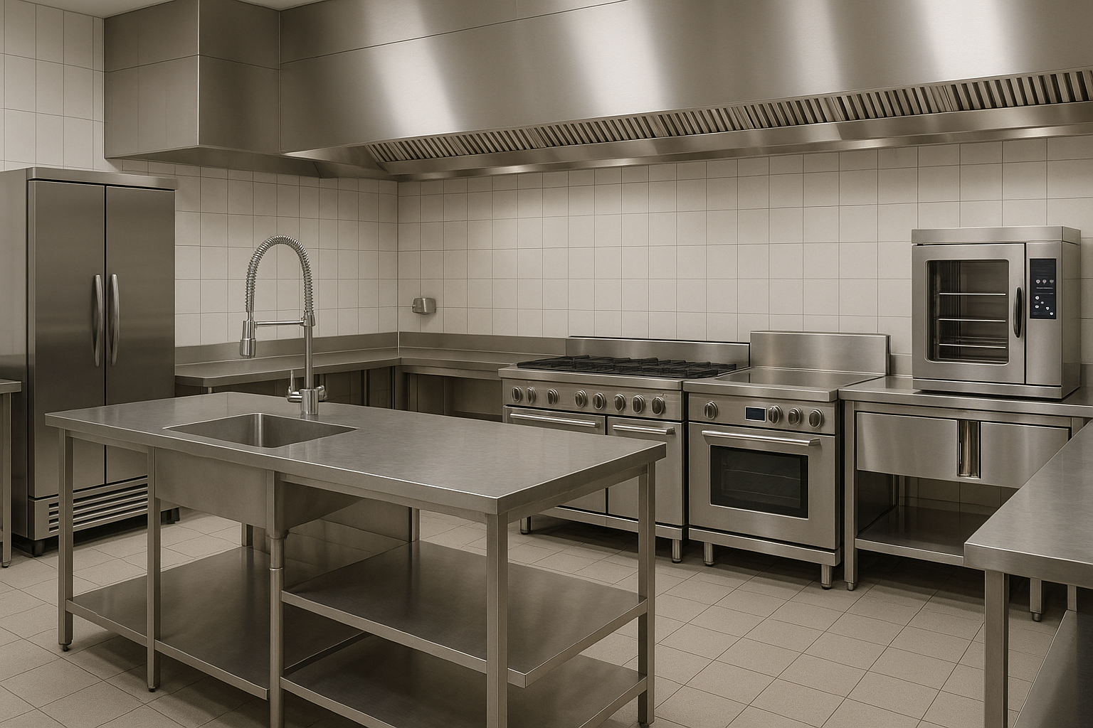 Effektiv indretning af storkøkken til professionelle køkkener