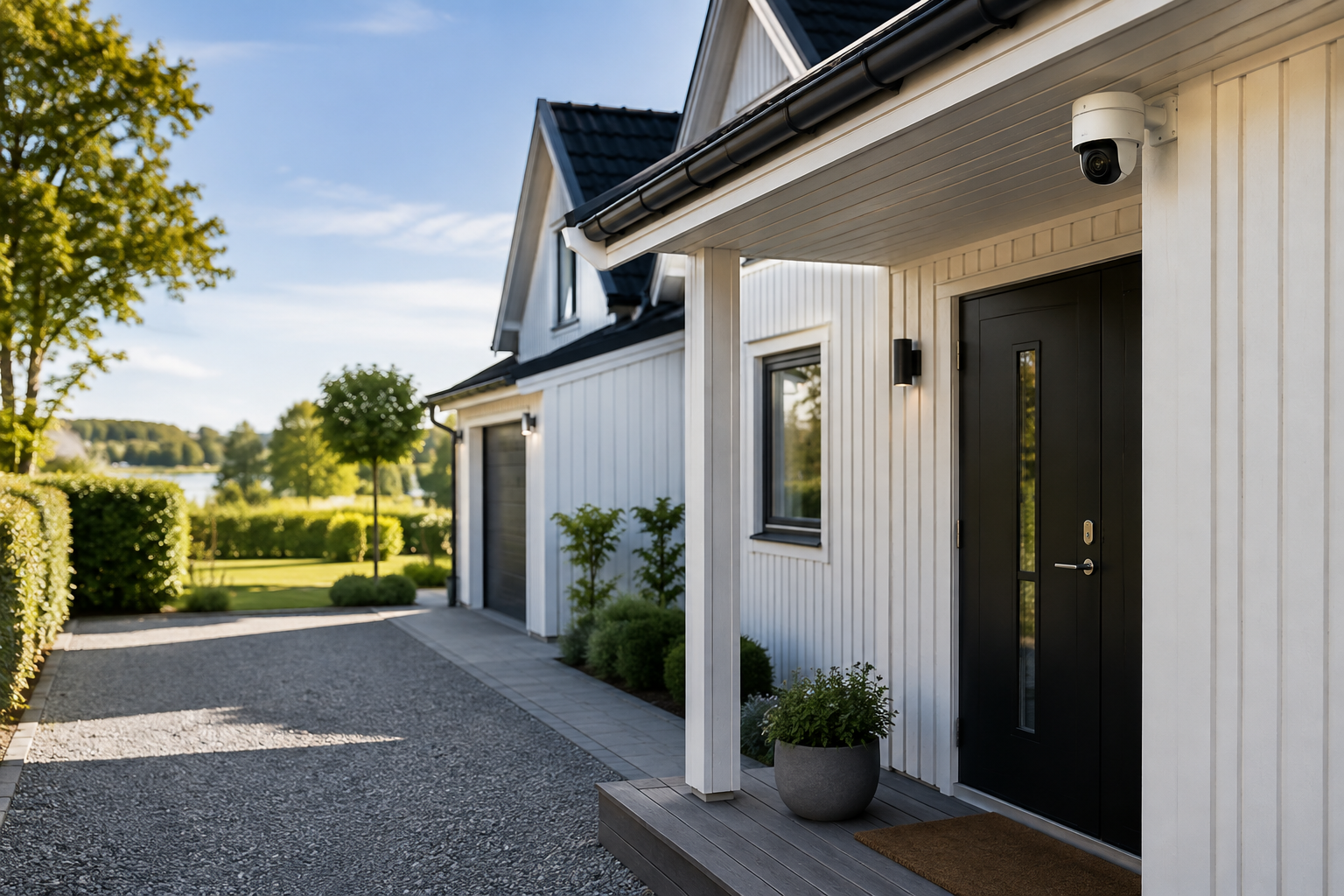 Overvågningskamera på ferien: Et ekstra blik på huset, mens du er væk